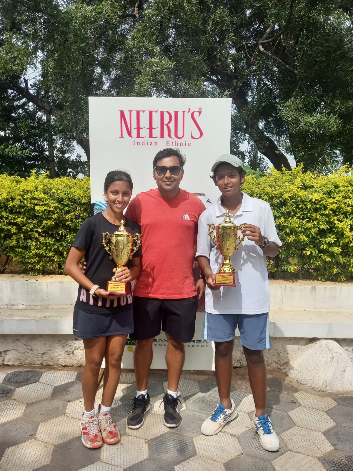 Winners of National Series under 16 doubles